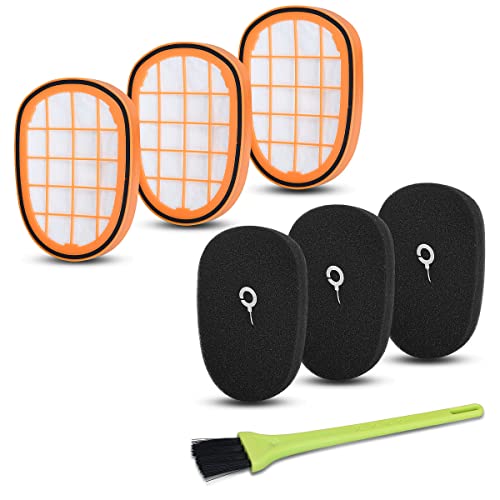 Jajadeal 3 Stück FC5005/01 Filter für Philips SpeedPro Max Aqua Plus Staubsauger, Ersatzteile Zubehör für Philips FC6826 FC6823 FC6904 XC7042 XC8045 XC8147 XC8347 SpeedPro Max Aqua Plus von Jajadeal