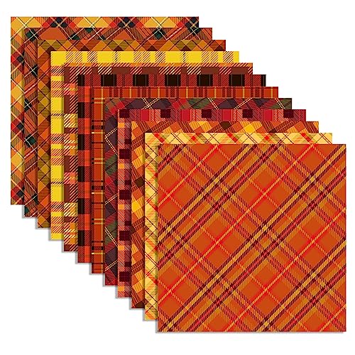 24 Blatt Thanksgiving Plaid Pattern Pad 30 x 30 cm Thanksgiving Scrapbook Papierblock Herbst Büffel Plaids gemustert doppelseitiges Kartonpapier für Festival DIY Kartenherstellung Origami 24 Blatt Thanksgiving Plaid Pattern Pad 30 x 30 cm Thanksgiving Scrapbook Papierblock Herbst Büffel Plaids gemustert doppelseitiges Kartonpapier für Festival DIY Kartenherstellung Origami von Jajajuegos