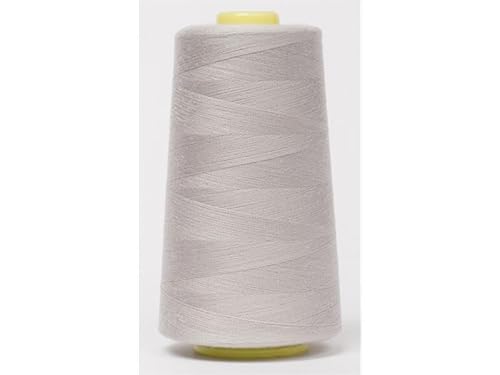 Jajasio Overlockgarn 50/2 in 200 Farben 5000 Yards (4570 Meter) - Beige/Grau - 725 Nähgarn für Overlock-Nähmaschinen von Jajasio