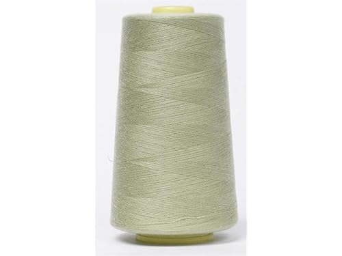 Jajasio Overlockgarn 50/2 in 200 Farben 5000 Yards (4570 Meter) - Beige/Grau - 845 Nähgarn für Overlock-Nähmaschinen von Jajasio