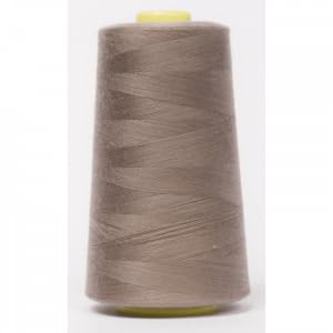 Jajasio Overlockgarn 50/2 in 200 Farben 5000 Yards (4570 Meter) - Braun - 684 Nähgarn für Overlock-Nähmaschinen von Jajasio