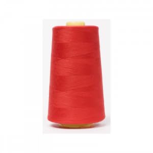 Jajasio Overlockgarn 50/2 in 200 Farben 5000 Yards (4570 Meter) - Rot - 568 Nähgarn für Overlock-Nähmaschinen von Jajasio