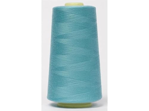 Jajasio Overlockgarn 50/2 in 200 Farben 5000 Yards (4570 Meter) - Türkis/Marine -832 Nähgarn für Overlock-Nähmaschinen von Jajasio