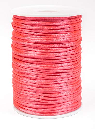 Jajasio Satinkordel 2mm, 10 Meter lang Schmuckschnur Signal orangerot, Schmuckkordel, Flechtkordel Satinschnur Jajasio Satinkordel 2mm, 10 Meter lang Schmuckschnur Signal orangerot, Schmuckkordel, Flechtkordel Satinschnur von Jajasio