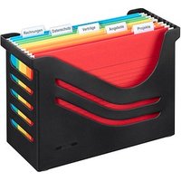 Jalema Hängeregistraturkorb mit Mappen Silky Touch schwarz Jalema Hängeregistraturkorb mit Mappen Silky Touch schwarz von Jalema