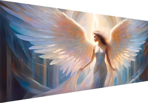 40x20cm 5D Diamond Painting Erwachsene Groß xxl Diamond Painting Engel, Frau Diamant painting Bilder Stickerei Kunst Malerei nach Zahlen Kits Diamond Painting Set für Wanddekoration zu Hause M-392 von Jalican