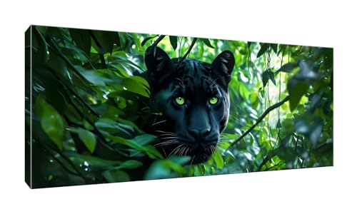 5D Diamond Painting Groß XXL Diamant Painting Bilder Dschungel Schwarzer Panther Diamond Art Erwachsene Full Drill DIY Diamant Kunst Malerei Stickerei Set Kreuzstich Home Wand Dekor 30x75cm G-138 5D Diamond Painting Groß XXL Diamant Painting Bilder Dschungel Schwarzer Panther Diamond Art Erwachsene Full Drill DIY Diamant Kunst Malerei Stickerei Set Kreuzstich Home Wand Dekor 30x75cm G-138 von Jalican