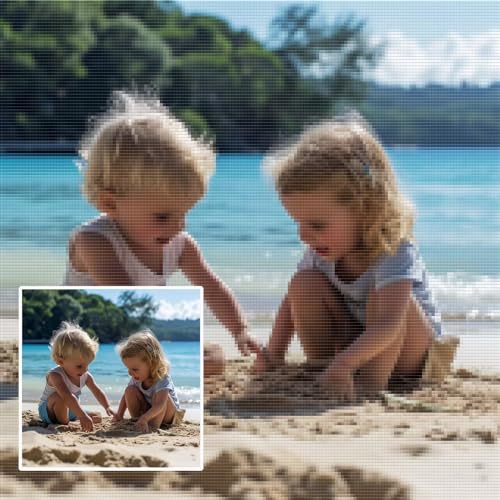 Diamond Painting Eigenes Foto, 5D Diamond Painting Personalisiert mit Voll Diamond Painting Zubehör Set, Private Custom Ihr Selbst Gestalten Bild Bastelset, Geschenk Mädchen, Zimmer Deko,100x100cm F90 Diamond Painting Eigenes Foto, 5D Diamond Painting Personalisiert mit Voll Diamond Painting Zubehör Set, Private Custom Ihr Selbst Gestalten Bild Bastelset, Geschenk Mädchen, Zimmer Deko,100x100cm F90 von Jalican