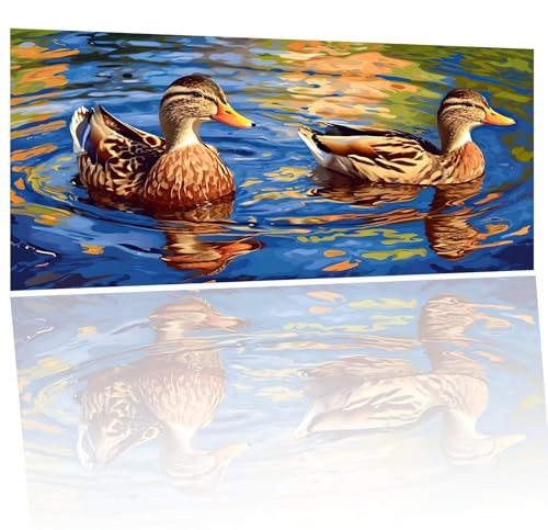 Malen Nach Zahlen Ente Tier Malen Nach Zahlen Erwachsene Anfänger und Kinder, 3 Pinseln und Acrylfarbe Knitterfreie leinwand Kit, Paint by Numbers Basteln Home Haus Deko Ohne Rahmen 25x50cm Y-471 Malen Nach Zahlen Ente Tier Malen Nach Zahlen Erwachsene Anfänger und Kinder, 3 Pinseln und Acrylfarbe Knitterfreie leinwand Kit, Paint by Numbers Basteln Home Haus Deko Ohne Rahmen 25x50cm Y-471 von Jalican
