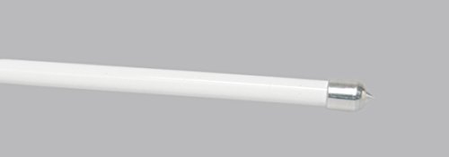 JalousieCrew 2 Stck. Klemmstange Pinn Farbe weiß - Länge 25 bis 115 cm - Scheibenstange ohne zu Bohren Klebepads (90-100 cm) von JalousieCrew