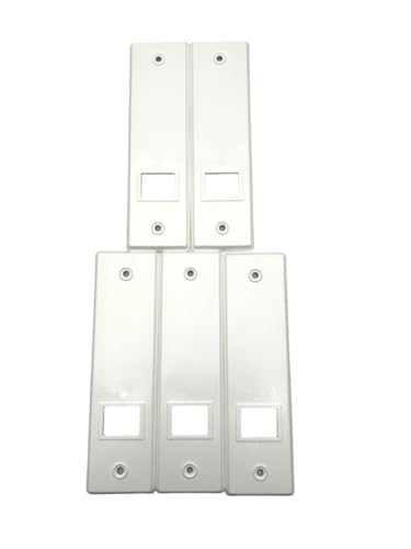 Jalousiene 5x Abdeckplatte für Rollladengurtwickler Weiß 165mm von Jalousiene Ersatzteile-Shop