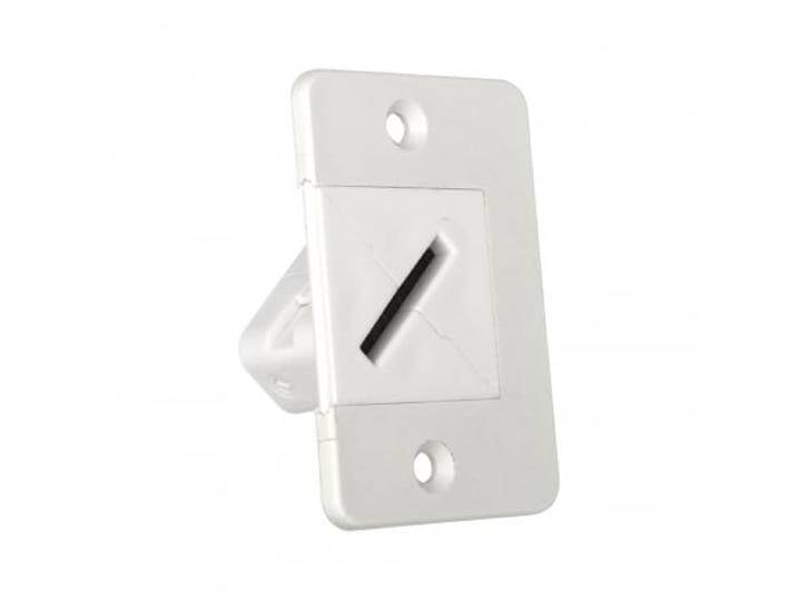 DiHa ESM Verschlussdeckel-Gurtführung f. 23mm Gurtband 45° von Jalousiescout