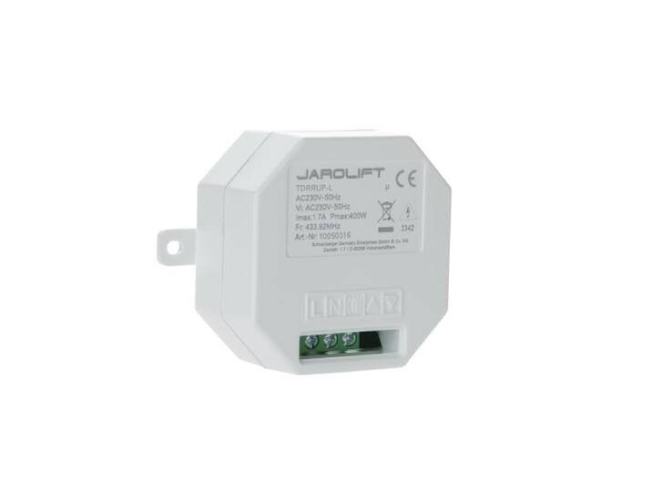 JAROLIFT 1-Kanal TDRRUP-L Funk-Lichtschalter Unterputz von Jalousiescout