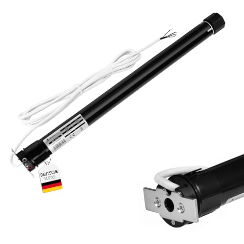 Jalousiescout Rollladenmotor Rohrmotor MK 10/14 elektromechanisch mit 10 Nm, für 40 mm Achtkant Rollladenwelle SW40, mit mechanischen Endschaltern, Überlastschutz, Rollladenantrieb von Jalousiescout