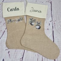 Nikolausstiefel Mit Namen Personalisiert Zum Befüllen Schönen Neutralen Akzenten - Als Mini Und Groß Nikolausstiefel Mit Namen Personalisiert Zum Befüllen Schönen Neutralen Akzenten - Als Mini Und Groß von Jamamoshop