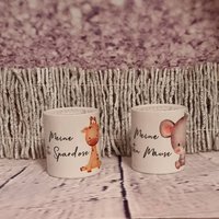Spardose Mit Namen Personalisiert Tiermotiv Für Mädchen Und Junge von Jamamoshop