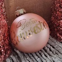 Weihnachtskugel Aus Echtglas Personalisiert Mit Namen Inklusive Schöner Geschenkverpackung 8cm Weihnachtskugel Aus Echtglas Personalisiert Mit Namen Inklusive Schöner Geschenkverpackung 8cm von Jamamoshop