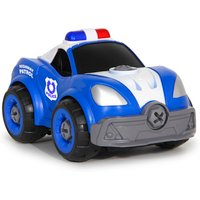 JAMARA Bausatz Polizeiauto, BxL: 10 x 19 cm, Ab 3 Jahren - blau von Jamara