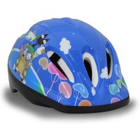 JAMARA Kinder-Fahrradhelm, Kopfumfang 52-55 cm, Klickverschluss - blau von Jamara