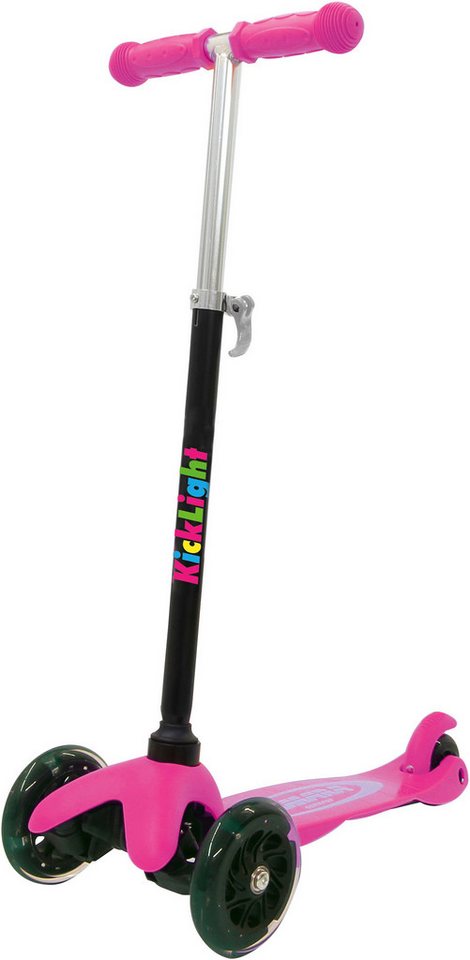 Jamara Dreiradscooter KickLight, mit LED-Rädern von Jamara