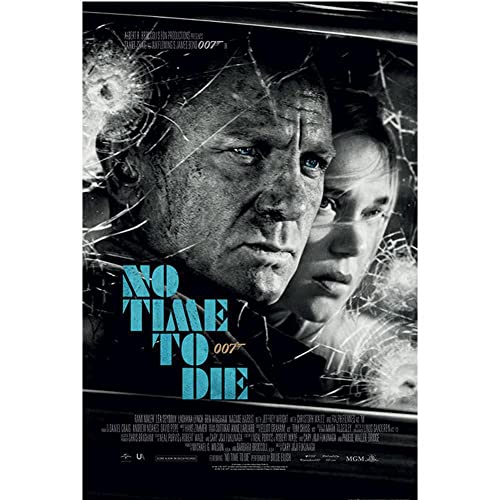 James Bond FILMPOSTER NOIR NO TIME TO DIE KINOPLAKAT FILMPLAKAT MOVIE POSTER von James Bond