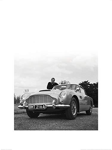 James Bond "Connery B+W" 60 x 80cm Kunstdruck von James Bond