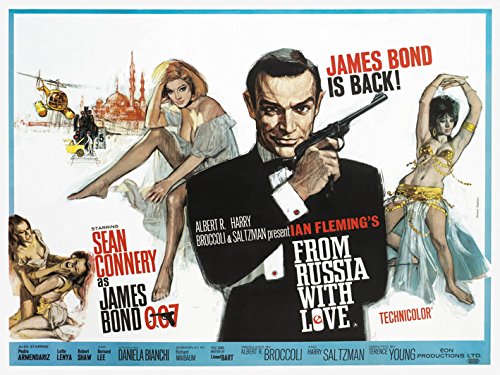 James Bond Leinwanddruck, Mehrfarbig, 60 x 80 cm von Pyramid International