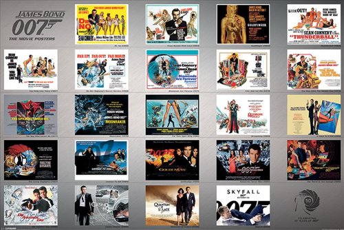 James Bond Poster 50. Jahrestag 007 (91,5 x 61 cm) 36.00 x 24.00 von James Bond
