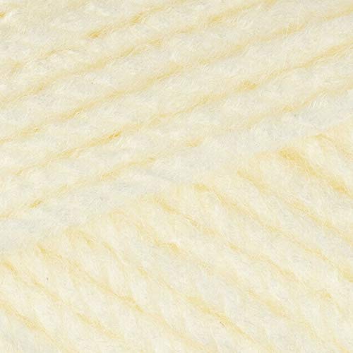 James C Brett Top Value Chunky Acrylgarn, Stricken, Häkelwolle, 100 g Knäuel (TC09 Creme) von James C. Brett