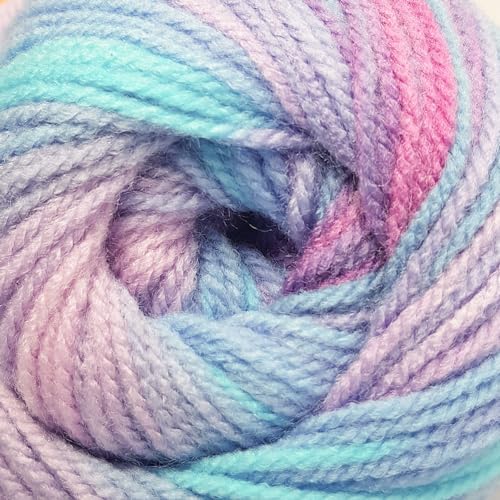 Wendy Wools Giggles Rainbow Doppelstrickgarn, 100 g Knäuel, mehrfarbig (WG06) von James C. Brett