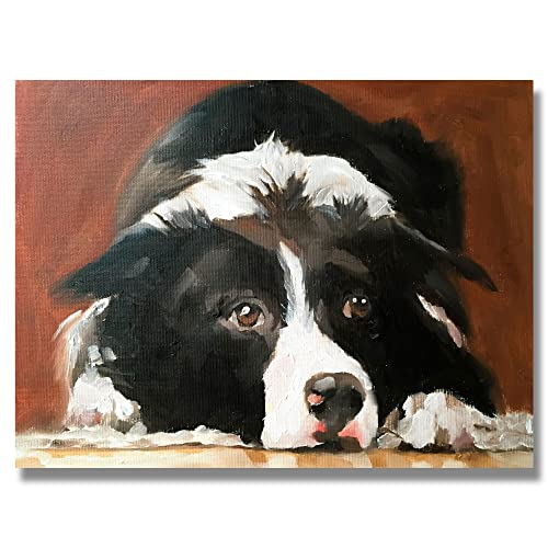 James Coates - Collie Dog Sheepdog Kunstdruck Poster Wandkunst 40,6 x 30,5 cm (A3) von James Coates