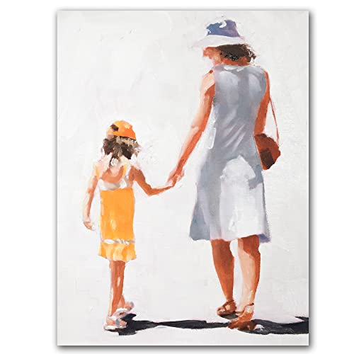 James Coates - Mutter und Tochter Kunstdruck Poster Wandkunst 40,6 x 30,5 cm (A3) von James Coates