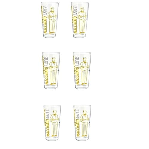 6 Stück Latte Macchiato Gläser für Kaffeeautomaten stapelbar James Premium … 6 Stück Latte Macchiato Gläser für Kaffeeautomaten stapelbar James Premium … von James Premium