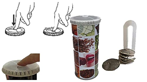 Aufbewahrung kaffeepads - Kaffeepaddose hält die Pads länger frisch - Pad Dose für Senseo Pads - Vorratsdose für Kaffeepads - Plus Padheber von James Premium