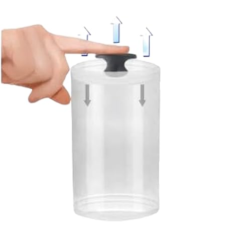 James Premium Conny Clever® Vorratsdose mit Vakuumdeckel, 2er Set, Luftdichte Aufbewahrung, Silikon-Ventil, Glas, Handwäsche empfohlen von James Premium