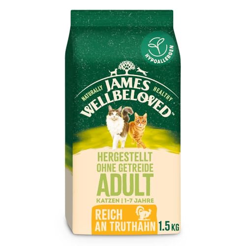 JAMES WELLBELOVED Grain Free Reich an Truthahn 1.5kg von James Wellbeloved