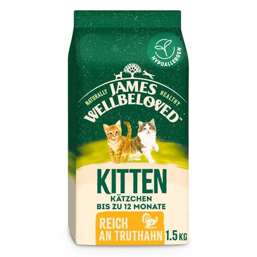 JAMES WELLBELOVED Kitten Reich an Truthahn 1.5kg von James Wellbeloved