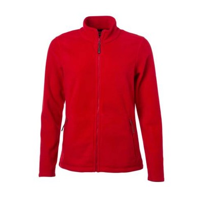 Damen Microfleece Jacke JN781, rot, Größe M von James & Nicholson