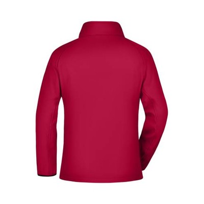 Damen Raglan Softshelljacke JN1129, rot/schwarz, Größe XL von James & Nicholson