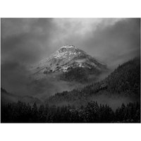Berg Fotografie Druck, Wildnis Kunst, Landschaft Fotografie, Schwarz Weiß Wandkunst, Natur Drucke von JamesClancyPhotoArt