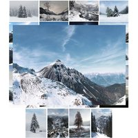 Winter Postkarten, Postkarten Natur, Postkartenset, Naturfotografie Drucke, Österreich Alpen, Berg Fotografie, Geschenk Für Naturliebhaber, Alpin von JamesClancyPhotoArt