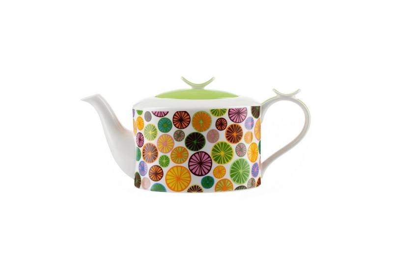 Jameson + Tailor Teekanne Teekanne Modern Zitrusfrüchte, 1.1 l, (Stück, 1-St), Porzellan mit Dekor von Jameson + Tailor