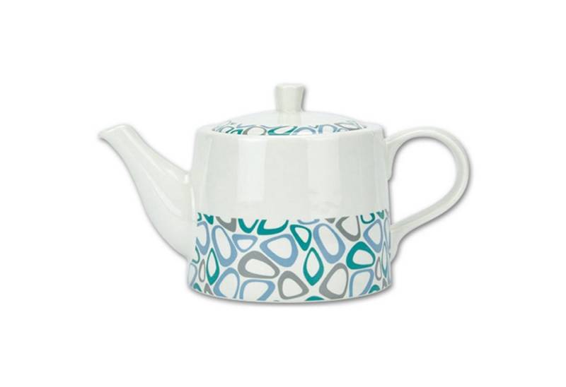 Jameson + Tailor Teekanne Teekanne Steine türkis Retro Collection, 1.1 l, (1-St) von Jameson + Tailor