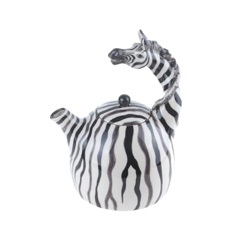 Jameson & Tailor Exquisite Handbemalte Tiermotiv Zebra-Teekanne: Genuss in Stil von Jameson & Tailor
