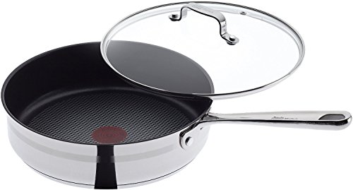 Tefal E87332 JAMIE OLIVER Edelstahl Schmorpfanne 25 cm mit Deckel von Jamie Oliver by Tefal