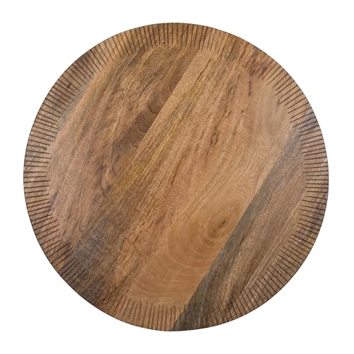 Jamie Oliver Big Love Alleskönner-Brett, FSC-Mangoholz, Holzbrett mit Geätztem Rand, Servierbrett, 48x48x2cm von Jamie Oliver