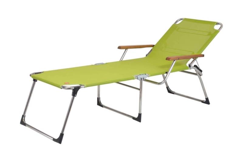Amigo 40 Plus mit ARMLEHNE Pistazie Sonnenliege mit Textilenebezug von FIAM