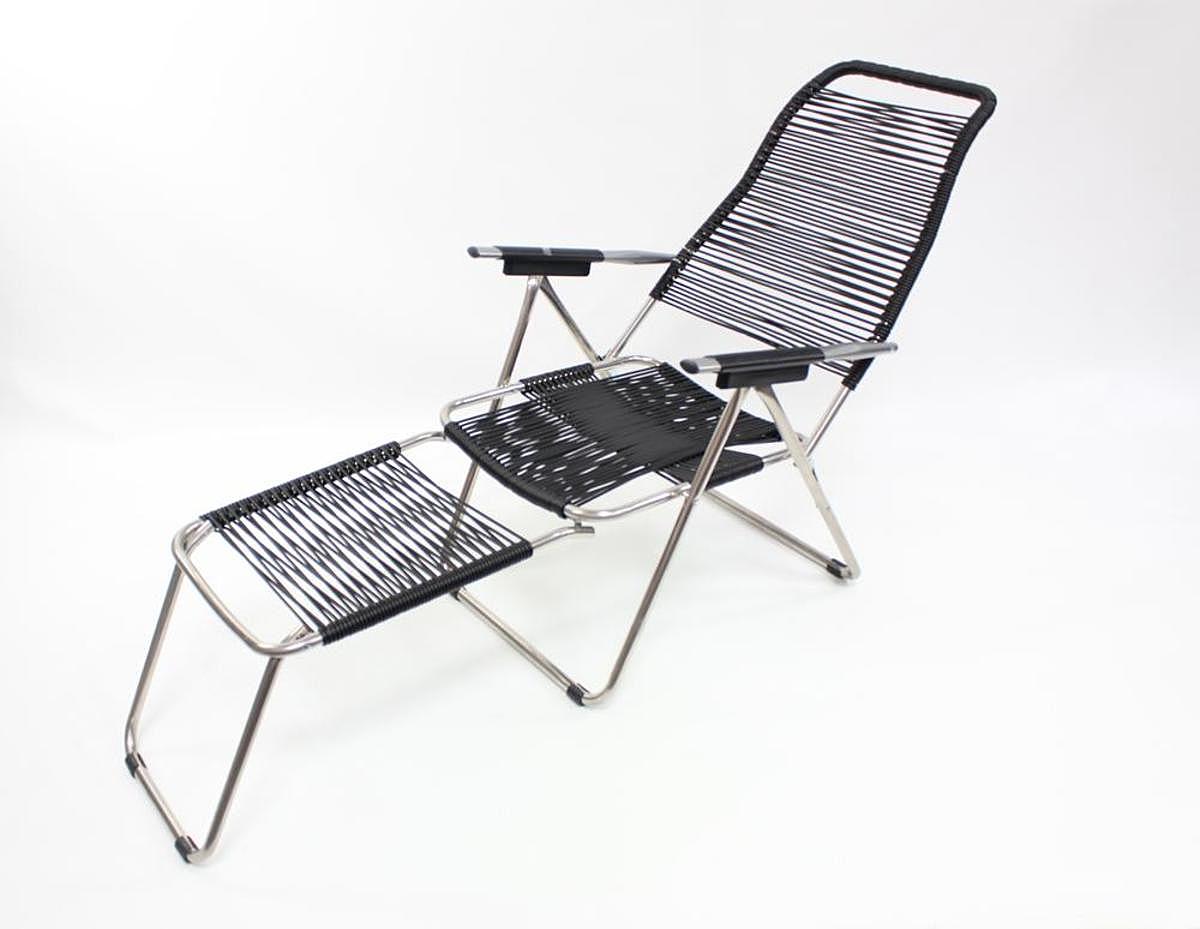 B-Ware Jan Kurtz Fiam Liegestuhl Spaghetti Gartenliege Relaxliege Aluminium Schwarz B-Ware Jan Kurtz Fiam Liegestuhl Spaghetti Gartenliege Relaxliege Aluminium Schwarz von Jan Kurtz