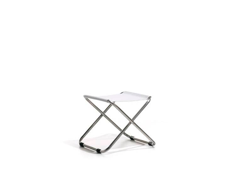 Jan Kurtz Chico Hocker Aluminium/Kunststoffgewebe von Jan-Kurtz