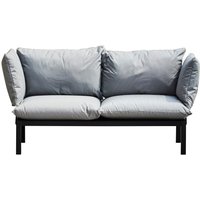 Jan Kurtz Domino 2-Sitzer Sofa inkl. Kissen Aluminium 140x70x85 cm von Jan Kurtz